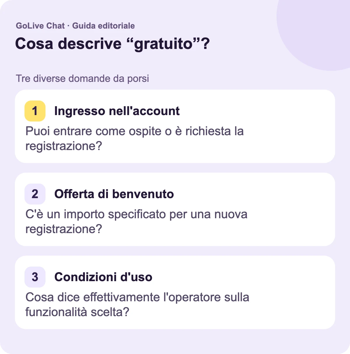 Ingresso nell'account: puoi entrare come ospite o è necessaria la registrazione? Offerta di benvenuto: c'è un importo dichiarato per una nuova registrazione? Condizioni d'uso: cosa dice effettivamente l'operatore riguardo alla funzione scelta?